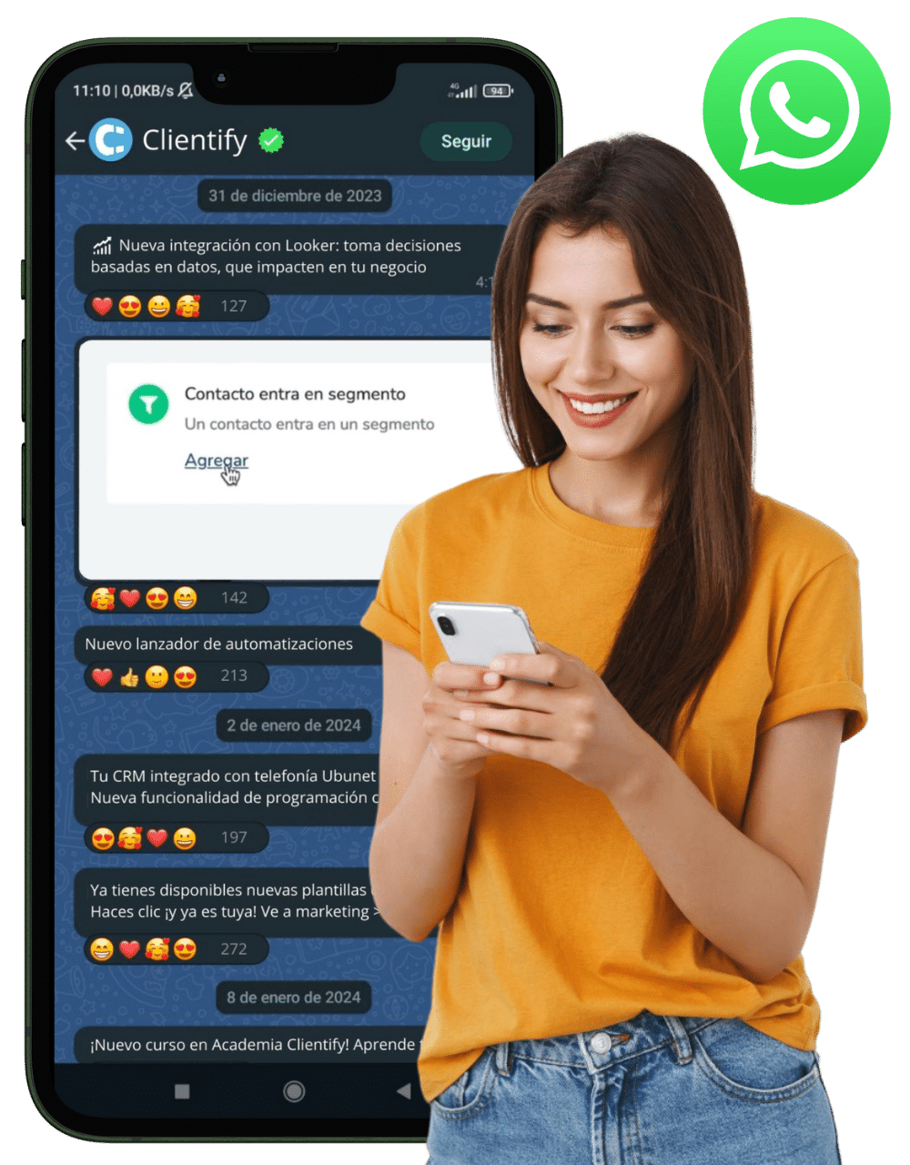 Canal Whatsapp Clientify